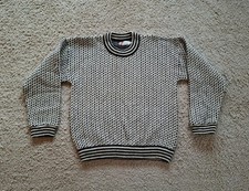 Neptun Norway Herren Norweger Pullover Gr 52 54 L 100% Schurwolle wie Janus