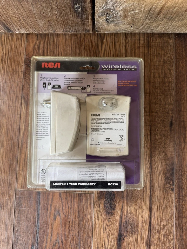 RCA RC930 Wireless Modem Jack System *NEW* - Image 4 of 4