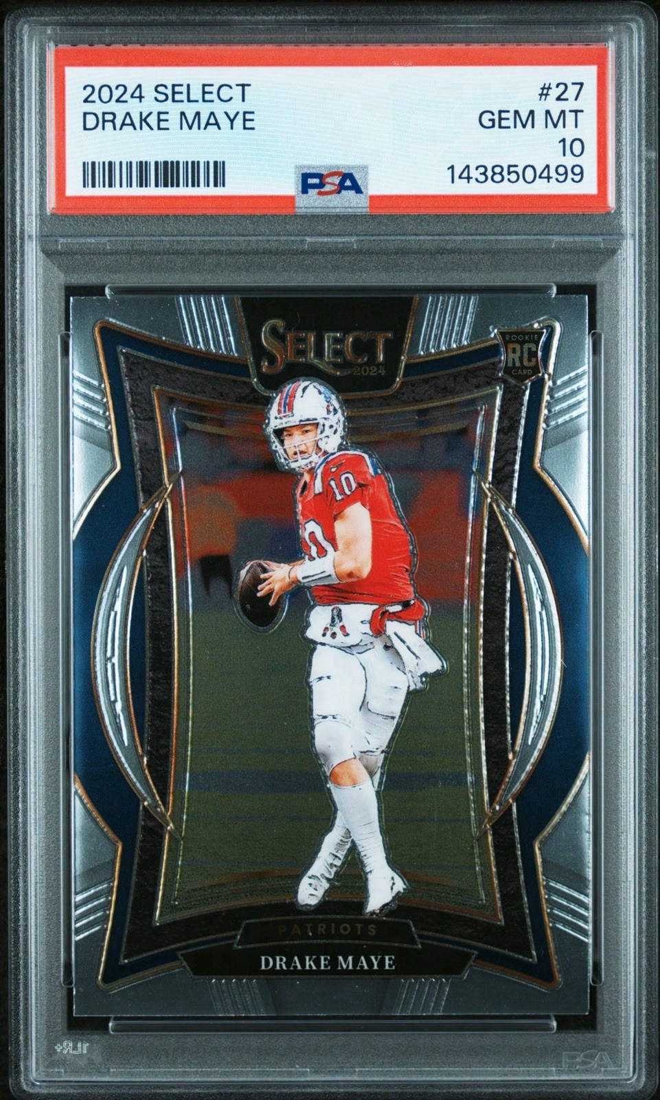 Drake Maye Panini Select #27 Base