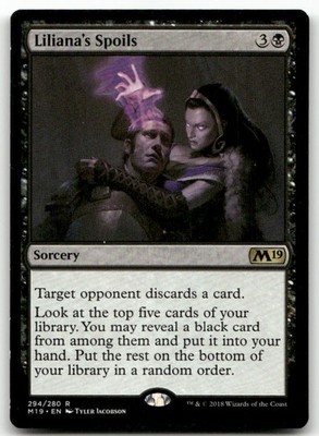 Liliana's Spoils #294 (LP) Core Set 2019 M19 Magic MTG