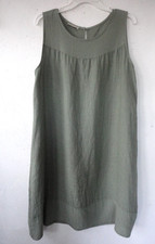 Bella Umbra Italy XL  linen sheath dress  ~  sage green UNWORN NWOT
