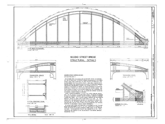SECOND STREET BRIDGE STRUCTURAL DETAILS Second Street Bridge
