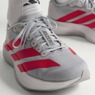Adidas Running Adizero EVO SL Silver Lucid Red Gym New Men Shoes