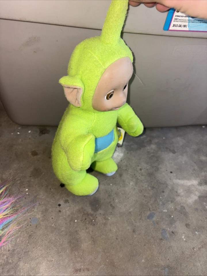 Playskool Teletubbies Dipsey 1998 vintage verde Foto 4 de 4