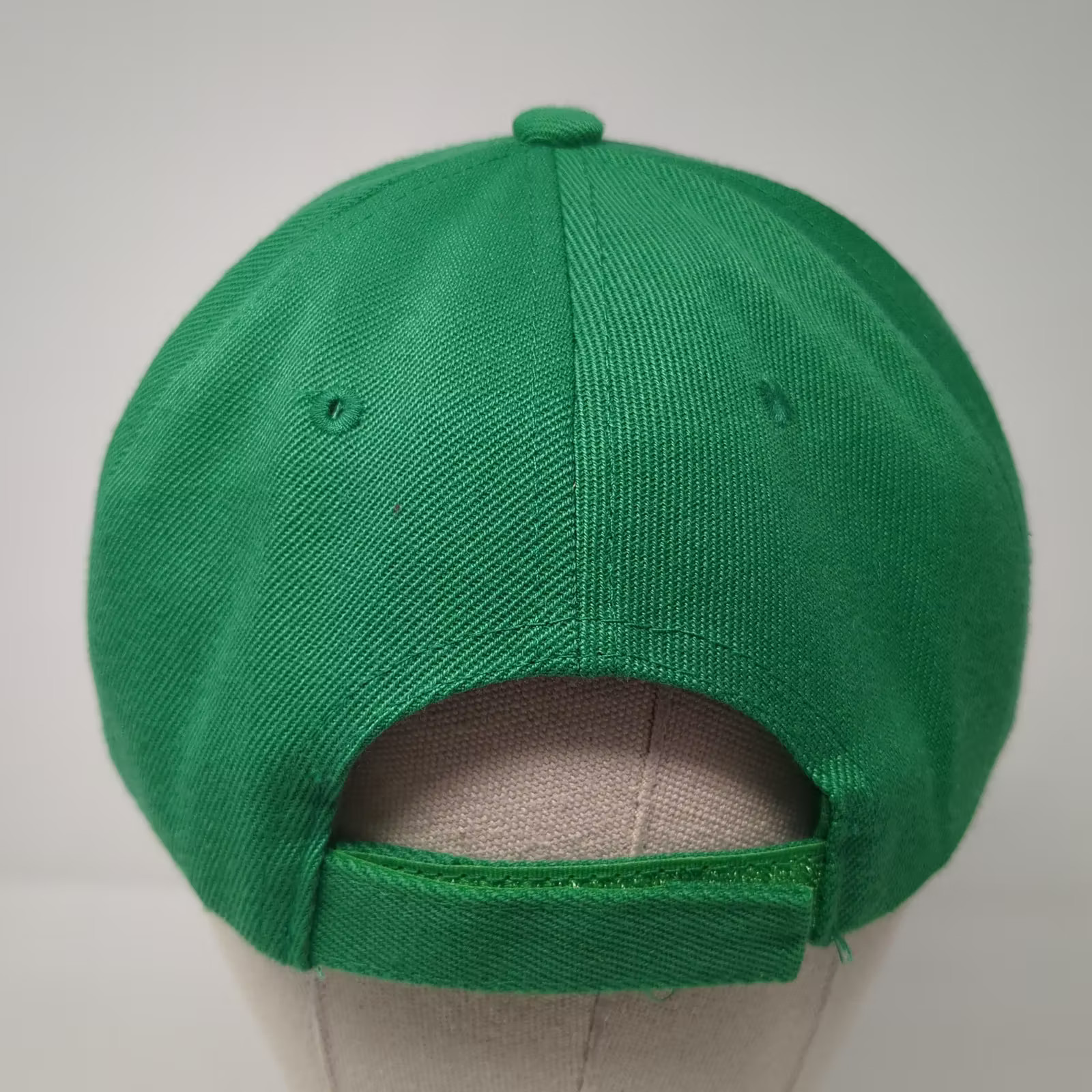 Green Baseball Cap Strapback Hat Plain Solid OS A… - image 6