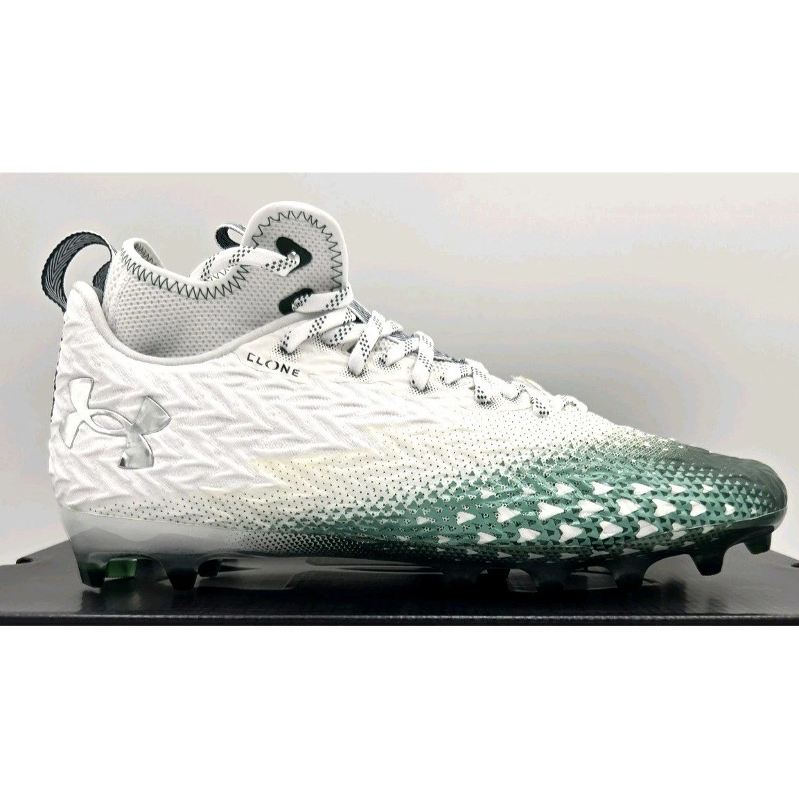 Under Armour Mens Spotlight Clone 3.0 MC Football Cleats Sz 11.5 White Green NEW UNDER ARMOUR UA Spotlight Clone 3 MC Football Cleats Green  main image 3