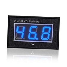 Waterproof Monitor 24V 36V 48V olf cart 24 36 48V blue digital volt meter
