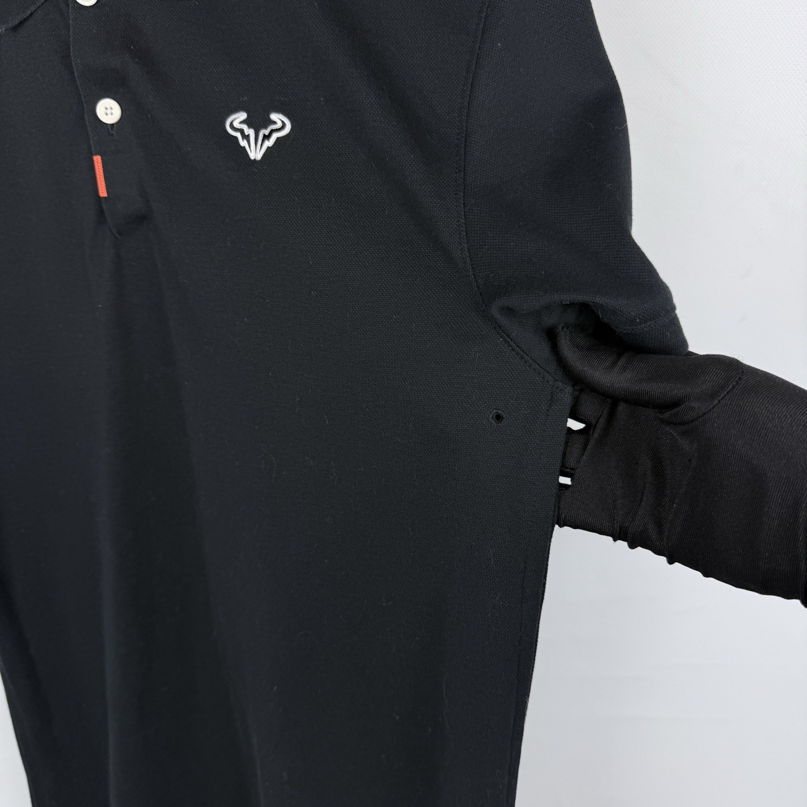 Nike Polo Rafa Slim Fit Sz S Black Men’s  thumbnail 3