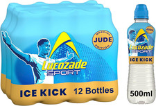 Lucozade Sport Ice Kick, Jude Bellingham Edition, 500Ml (Pack of 12), Isotonic S