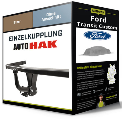 Starre Anhängerkupplung für FORD Transit Custom 23- Typ V710 / NRN Auto Hak NEU