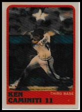 1988 Sportflics #124 Ken Caminiti Rookie Card Houston Astros