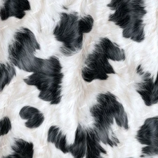 Black and White Fur 42 - 18"x46" Hydrographic Film Hydro Dipping