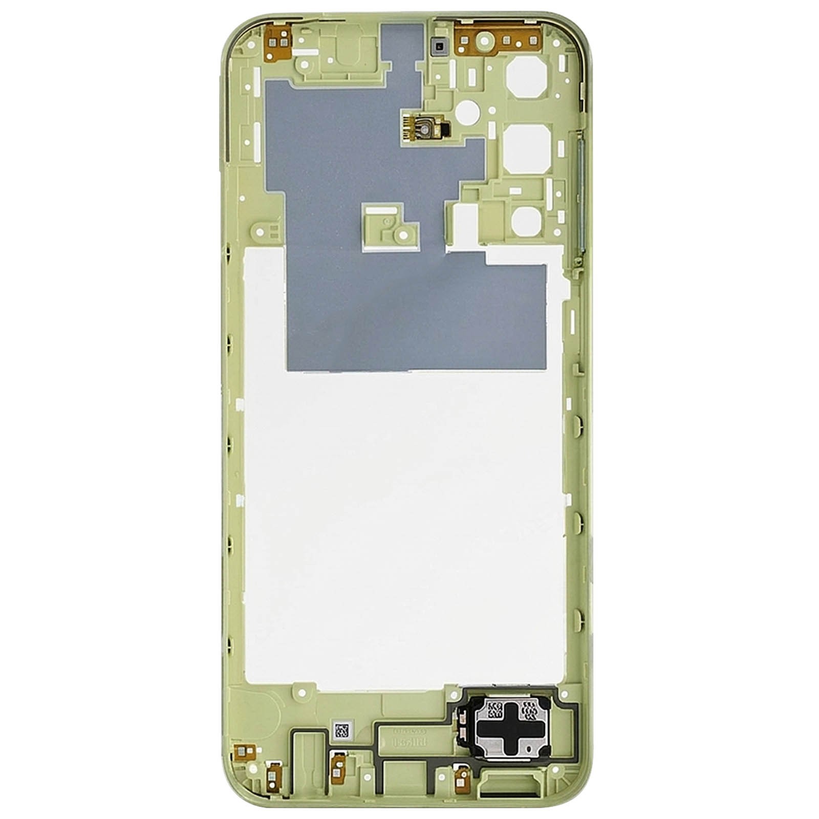 Coque centrale Galaxy A15 4G Clappio en polycarbonate premium pour finition parfaite