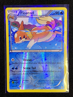 Pokemon 2014 Floatzel 29/106 Flashfire Reverse Holo