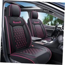 Car Seat Covers Full Set, Automotive Car Seat Cover, Car Seat Black-Rose