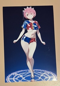 Single Anime Waifu Character 4x6 Color Paper Photo Print