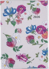248 La Fine Carne 2 Planner, Takahashi Shoten, 2026 Edition, Floral Pattern, Mon