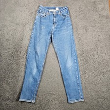 Vintage Levi's 550 Relaxed Fit Tapered Leg Medium Wash Denim Jeans Size 6 REG M