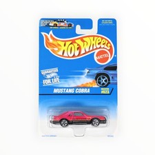 Hot Wheels Mustang Cobra 623 - Pink - 1997 Mainline B