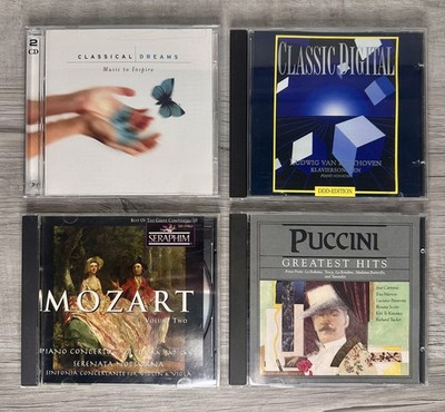 Classical Music CD 4 Disc Bundle Relaxation Ambient Piano Mozart Beethoven
