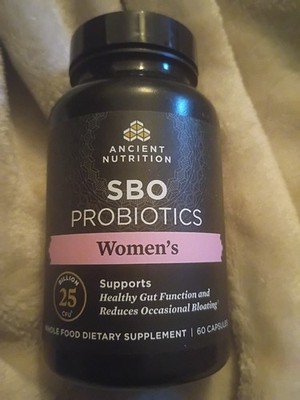 Ancient Nutrition SBO Probiotics Gut Restore 25 Bill Women s 60 Cap Exp 10/2025+