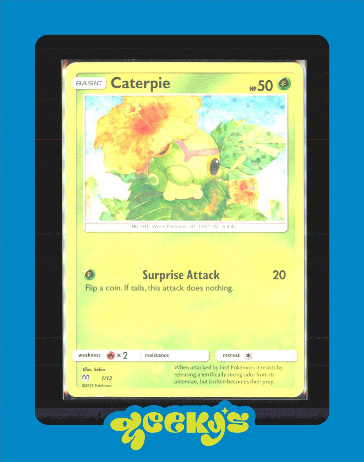 Caterpie 001/012 McDonald's 2019 Holo