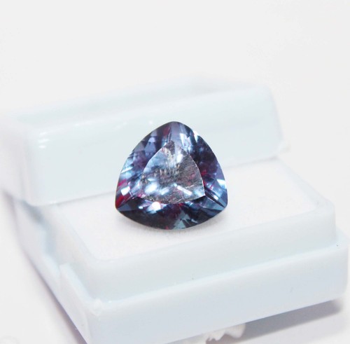 Exquisiter 7-8 kt Trillionenschliff Alexandrit zertifiziert natürlicher loser Edelstein Farbwechsel - Bild 8 von 11