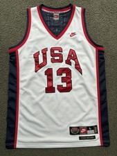 NIKE Chris Mullin 1984 Olympics Jersey Large USA Legends Dream Team St. John’s