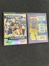 Cooper Kupp Season Ticket Panini 2021 Contenders Purple Stardust ssp & Bruce Ram