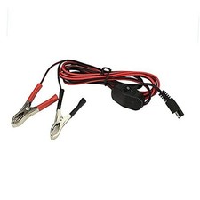 SAE to Alligator Clips Wire Harness with OnOff Switch 12V24V Quick 8.2Ft/2.5M