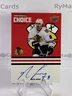 Nick Leddy Auto 2025-26 Upper Deck Chicago Blackhawks Centennial Choice #CS-NL