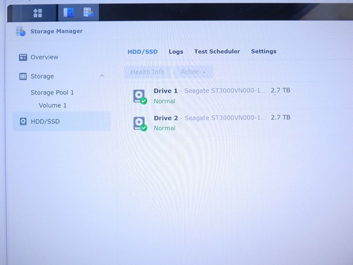 Synology DS215J DDR3 512MB 800 MHz 2x BAY NAS + 2 x 3TB HDD - Bild 3 von 5