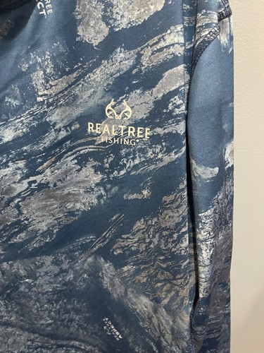 REALTREE FISHING mens Blue Reversible Long Sleeve Performance Shirt Men's 3XL - Bild 3 von 8