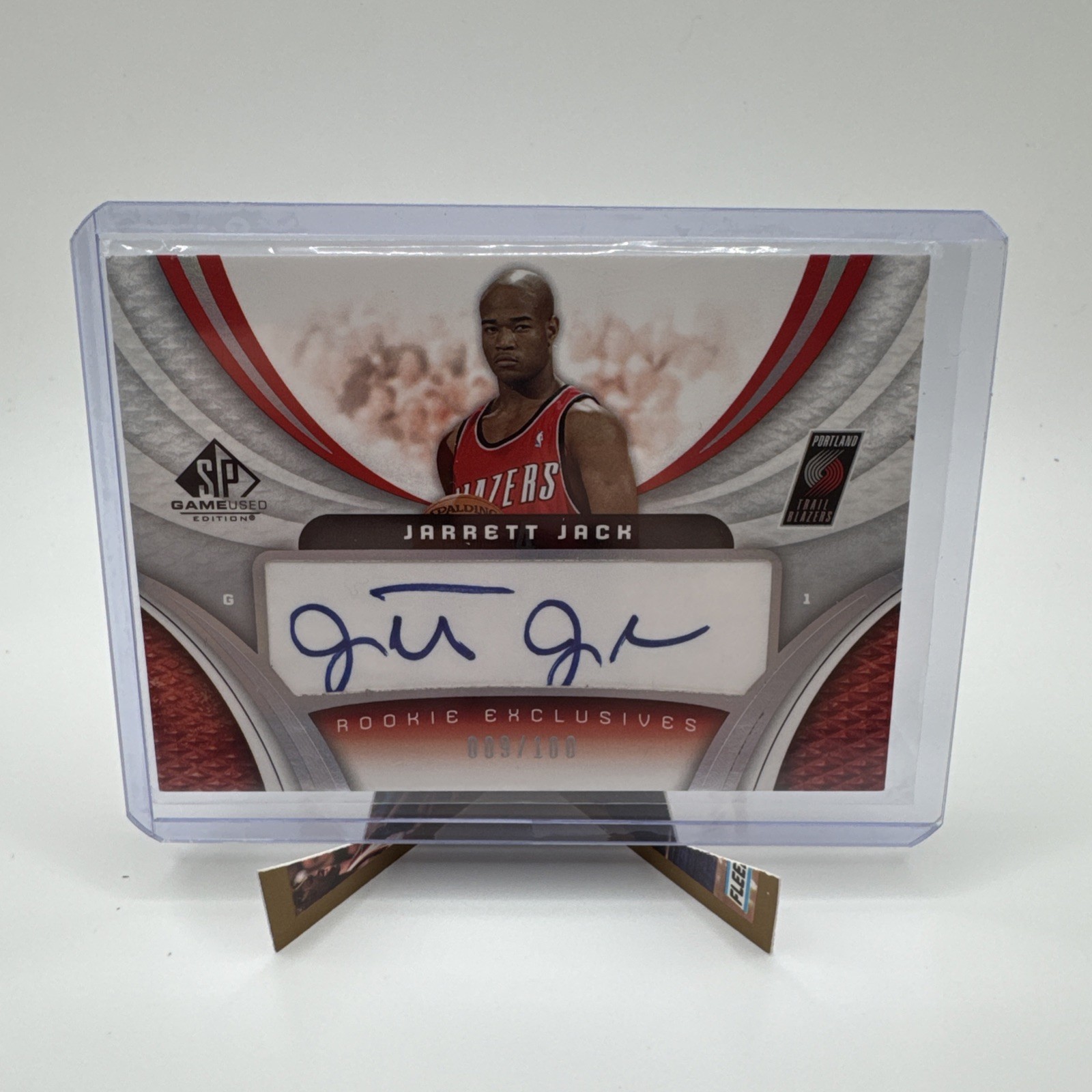 Jarrett Jack 2005 SP Game Used Edition Rookie Exclusives Auto Autograph #9/100
