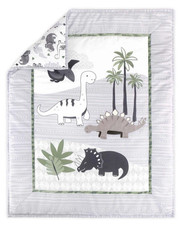 Dino 3 Pc Dinosaur Crib Bedding Set Boys Newborn Infant Toddler the Peanutshell