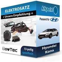für Hyundai Kona 06.2017-04.2023 Towtec E-Satz 13Polig Fahrzeugspezifisch NEU