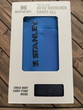 New STANLEY All Day Quencher Carry All bag for 40 oz Tumbler with Handle Azure