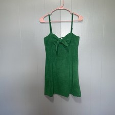 Zimmermann Short Green Terry Summer Dress Size Medium