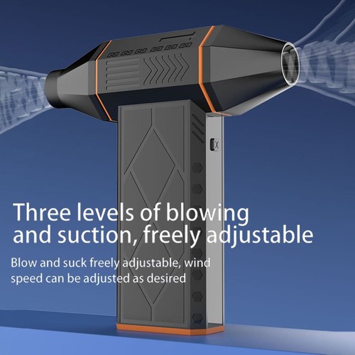 3-Speed Adjustment High Power Jet Fan 68m/s Mini Air Duster Violent Turbo Fan - Afbeelding 8 van 12