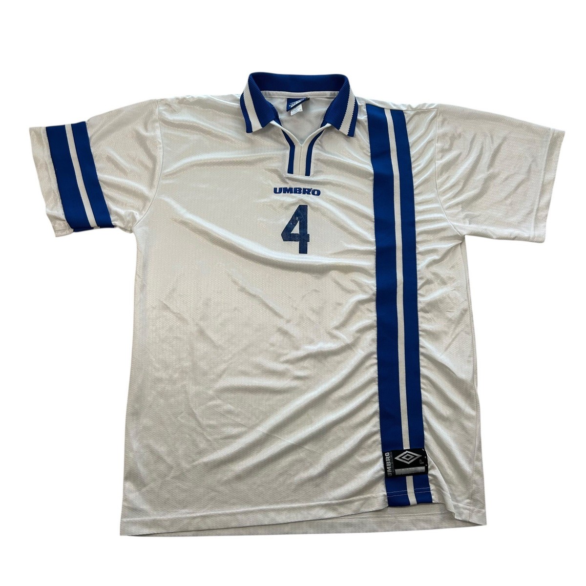 Umbro 70〜80's ヴィンテージ サッカーシャツ UMBRO 80s FOOTBALL SHIRT SOCCER JERSEY LONG SLEEVE sz 34/36 MEN