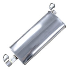 Stainless Steel Center Exhaust Muffler Fits 2008-2012 Jeep Liberty 3.7l