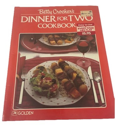 Betty Crocker s Dinner for Two Cookbook Spiral Bound Vintage 1984 