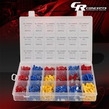 1200PCS WIDE GAUGE NYLON INSULATED WIRE CRIMP TERMINAL ASSORTMENT CONNECTOR KIT
