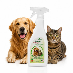Fitokem Neem Proteggo Spray Cani e Gatti  500 ml | Balsamo Lozione