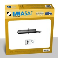 Imasaf ESD Auspuff Endtopf für Peugeot 405 I+Ii Stuf./Break 1.9 Inj. 77KW
