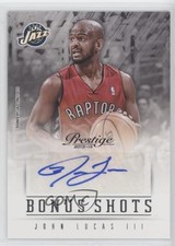 2013-14 Panini Prestige Bonus Shots Auto John Lucas III #6 Auto 2u3