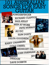 101 Australian Songs for Easy Guitar - Large Softcover Bound Sheet Music Book