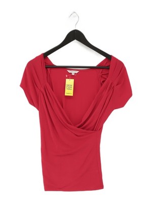 L.K. Bennett Damen Top S rot 100% andere ärmellos V-Ausschnitt Basic