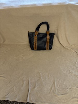 joy mangano leather tote bag