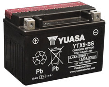 Yuasa YTX9-BS Maintenance Free AGM For 12-Vol...